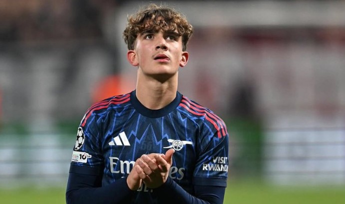 Ảnh bài viết Arteta ca ngợi thần đồng 15 tuổi Max Dowman