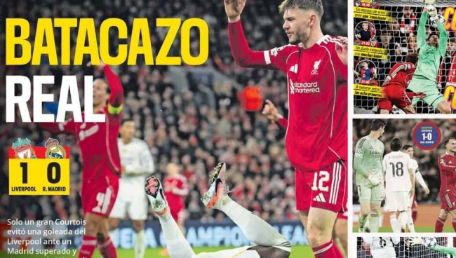 Báo chí Tây Ban Nha không ấn tượng với màn thể hiện của Real.