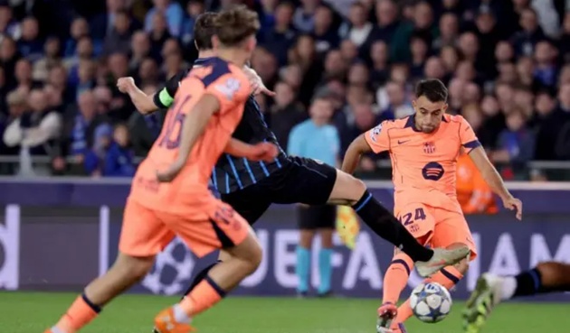 Garcia bị gãy mũi sau trận hòa Club Brugge