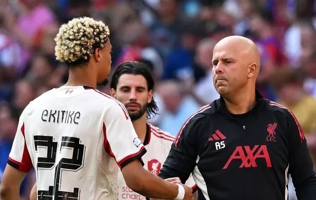 Ảnh bài viết Ekitike có thể đá lệch trái trong sơ đồ của Arne Slot