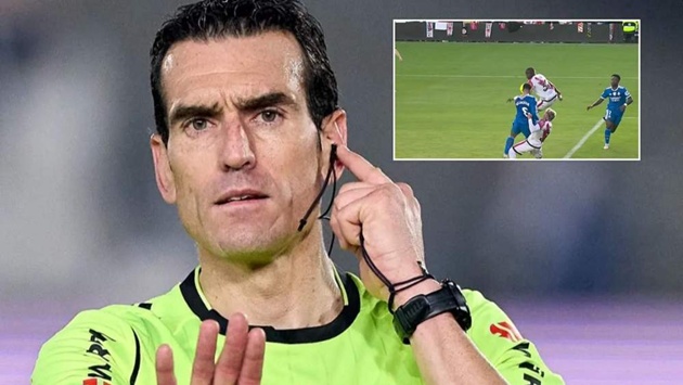 Ảnh bài viết Bellingham bị kéo ngã, Real Madrid mất penalty gây tranh cãi