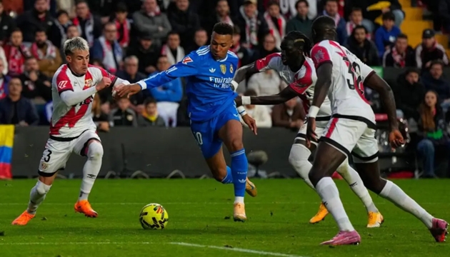 Mbappe không thể nổ súng cho Real Madrid.