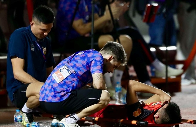 Ảnh bài viết Trần Thành Trung tái phát chấn thương trong màu áo Ninh Bình