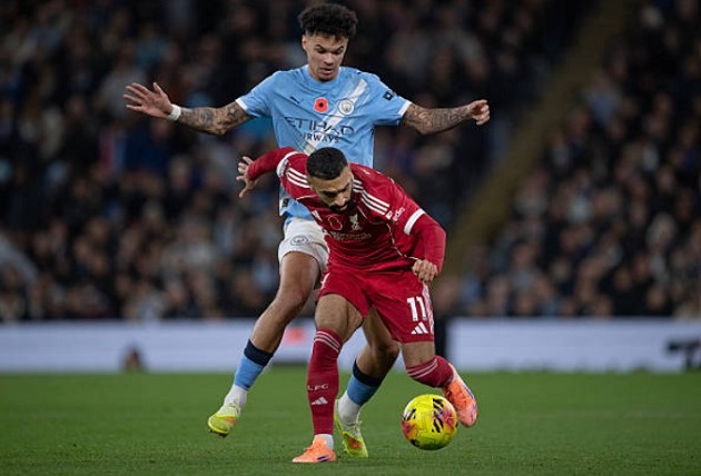 Salah bị Man City phong tỏa.