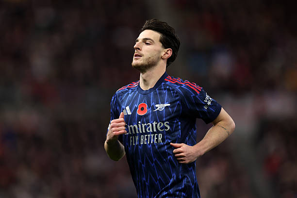 Declan Rice đang chơi thăng hoa trong màu áo Arsenal.