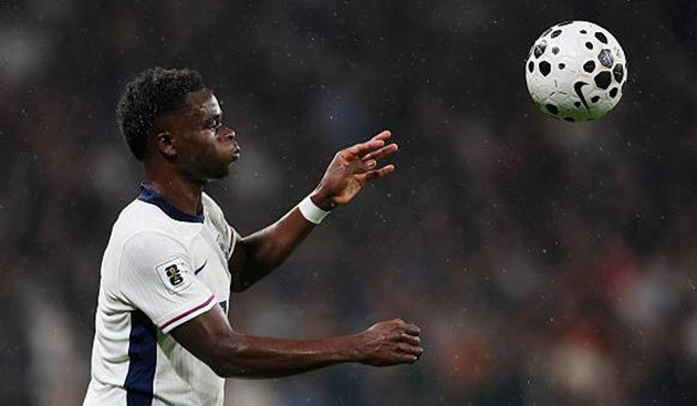 Bukayo Saka sẽ tiếp tục là trụ cột trên hàng công tuyển Anh.