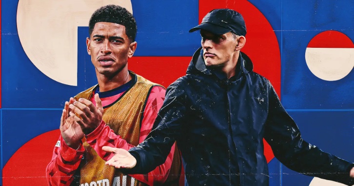 Ảnh bài viết Tuchel đối mặt làn sóng thịnh nộ vì Bellingham