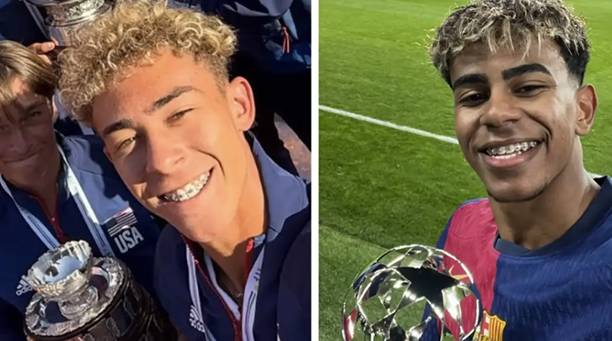 Ảnh bài viết Thần đồng gây sốt vì ngoại hình giống hệt Lamine Yamal