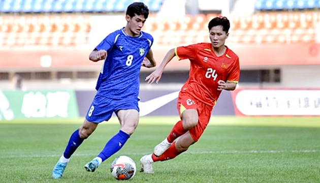 U22 Việt Nam thua sát nút Uzbekistan.