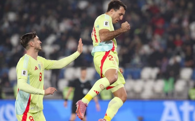 Ảnh bài viết Hủy diệt Georgia, Tây Ban Nha tiến gần tấm vé dự World Cup 2026