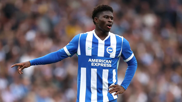 Man Utd được liên kết với Baleba thời gian qua.