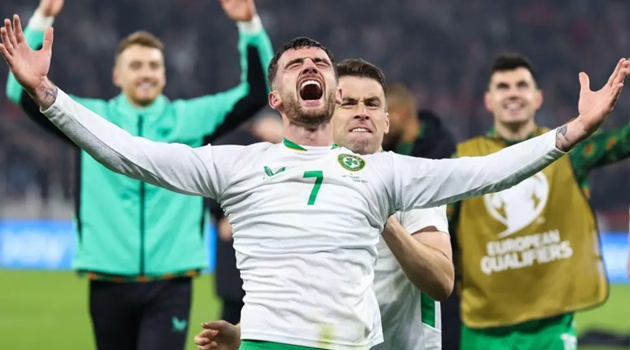 Ảnh bài viết Người Ireland sống lại giấc mơ World Cup với cú hat-trick lịch sử