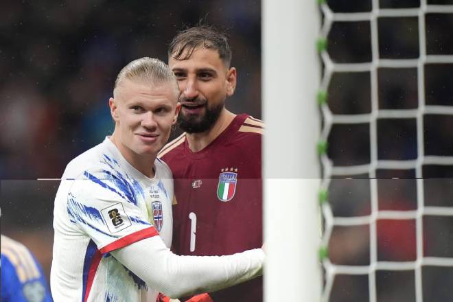 Ảnh bài viết Donnarumma tránh mặt Haaland sau thảm bại của Italy
