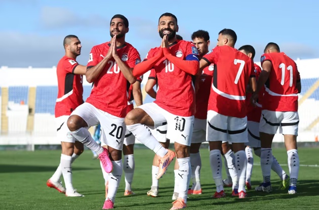 Salah cùng Ai Cập thể hiện sức mạnh vượt trội tại vòng loại World Cup.