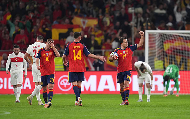 Tây Ban Nha đã có một màn trình diễn không như mong muốn. 