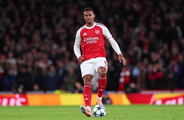 Gabriel chấn thương là một tin không vui với Arteta.