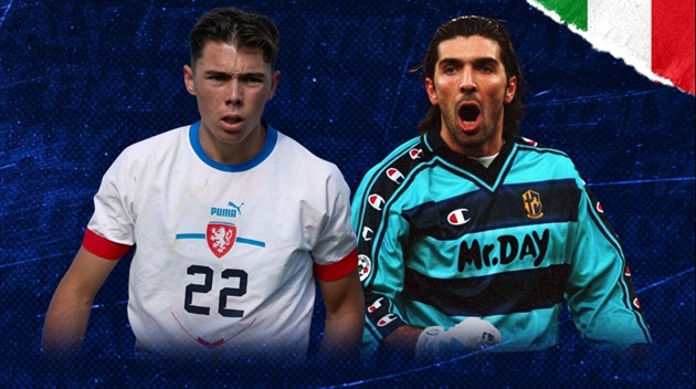 Ảnh bài viết Con trai Buffon tỏa sáng cho CH Czech với hai cú hat-trick
