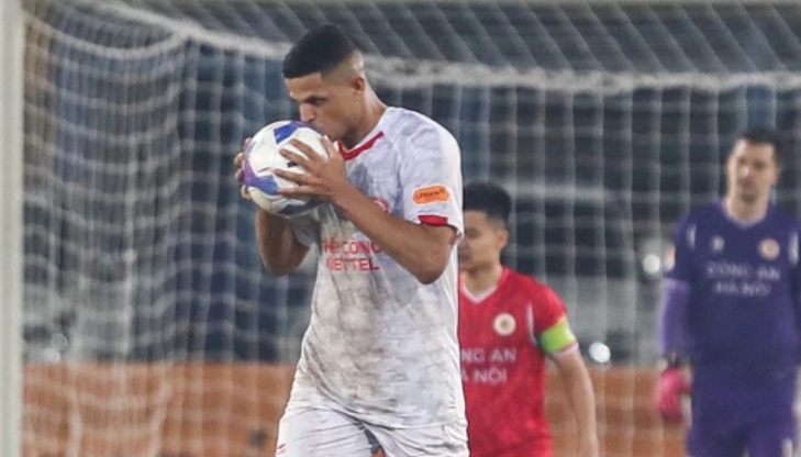 Ảnh bài viết Lucao ghi bàn quyết định, Thể Công Viettel đoạt vé tứ kết trước CAHN