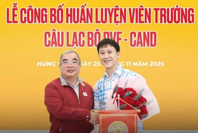 Ảnh bài viết CHÍNH THỨC! HLV Nguyễn Thành Công ngồi ghế nóng PVF-CAND