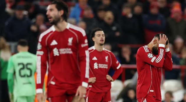 Ảnh bài viết PSV thăng hoa tại Anfield, đẩy Liverpool chìm sâu trong khủng hoảng