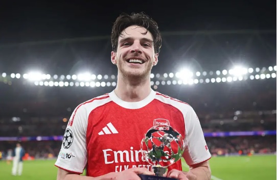 Ảnh bài viết Declan Rice tiết lộ đấu pháp giúp Arsenal hạ Bayern