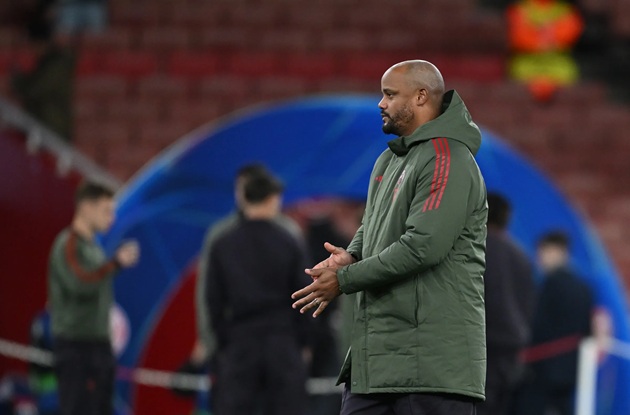 Ảnh bài viết Vincent Kompany: Bayern và Arsenal không cần là đội hay nhất lúc này