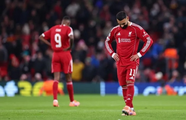 Phong độ của Salah đi xuống một cách trông thấy.