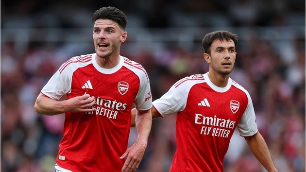 Bộ đôi ăn ý mới của Arsenal.