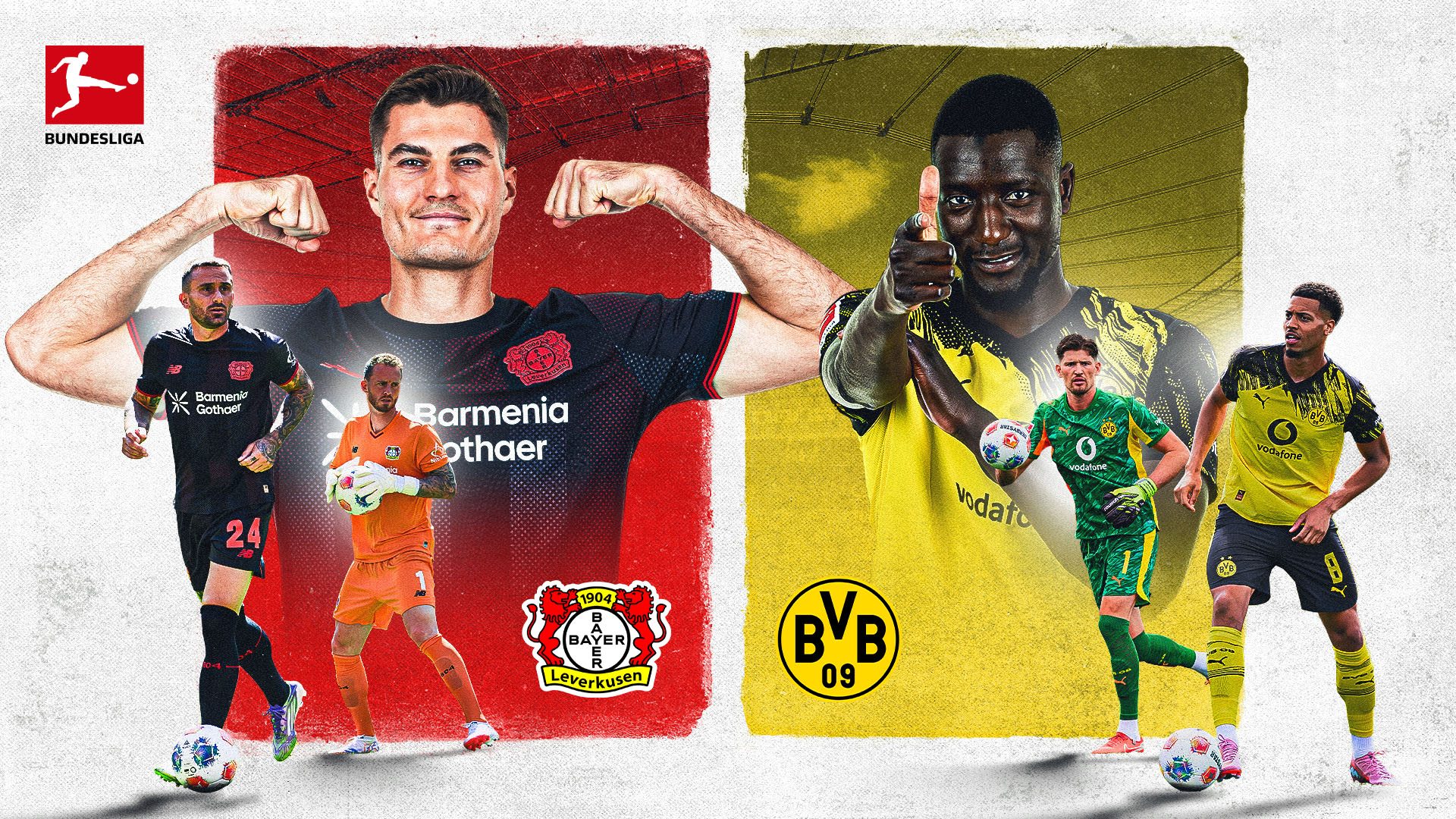 Cuộc đối đầu giữa Leverkusen và Dortmund là trận cầu đinh của Bundesliga cuối tuần này. 