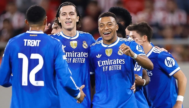 Mbappe tiếp tục tỏa sáng cho Real Madrid.