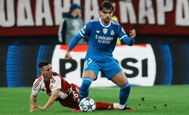 Asencio vắng mặt ở buổi tập gần nhất của Real