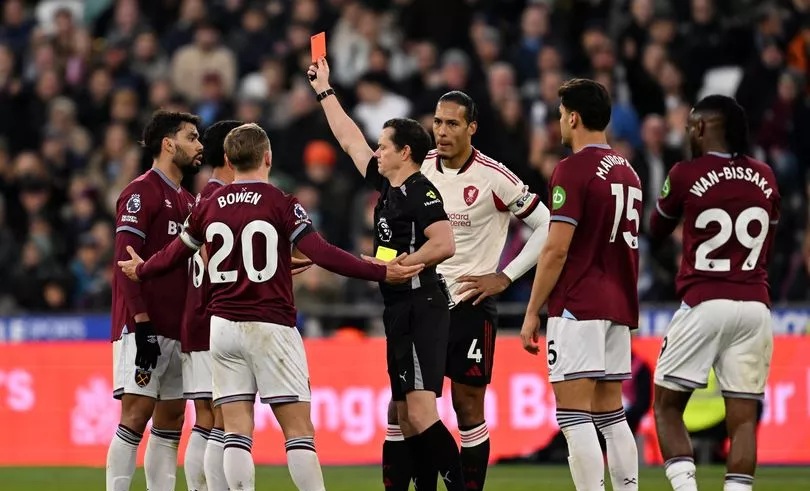 Ảnh bài viết Vì sao Paqueta bị đuổi khi West Ham gặp Liverpool?