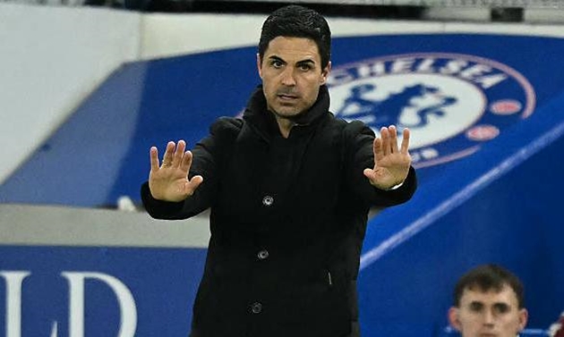Mikel Arteta hoàn toàn có thể chơi bóng theo cách khác tại Stamford Bridge.