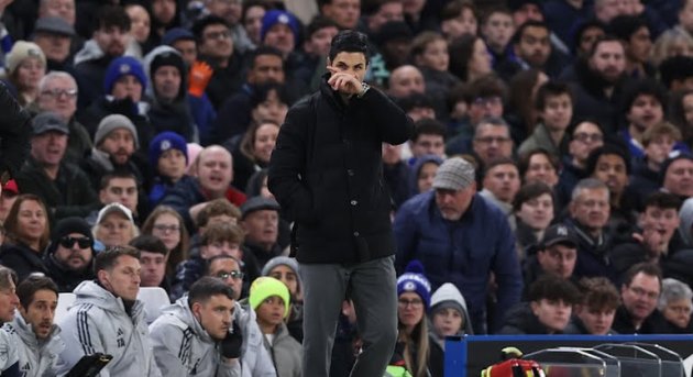 Ảnh bài viết Arteta thất vọng khi Arsenal hòa Chelsea dù hơn người