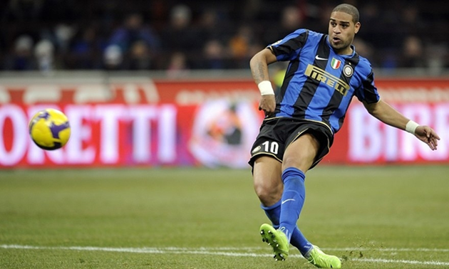 Những cú sút của Adriano có uy lực khủng khiếp, nổi danh trong thế giới bóng đá.