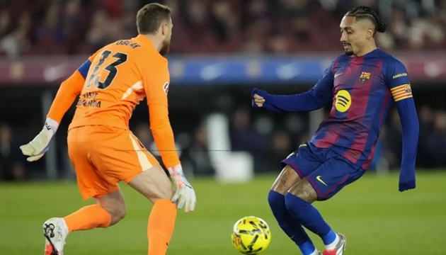 Raphinha vẫn là niềm cảm hứng trong lối chơi của CLB xứ Catalan.