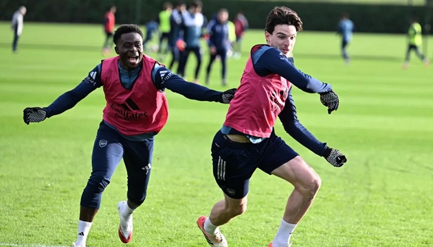 Ảnh bài viết Arsenal đấu Brentford: Rice và Saka cày ải đáng lo ngại