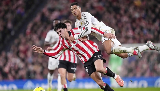 Ảnh bài viết Real Madrid đại thắng Athletic: Bellingham lột xác ngoạn mục