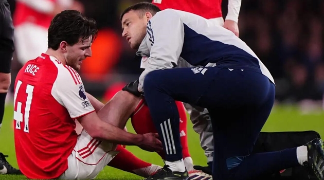 Ảnh bài viết Bão chấn thương đe dọa giấc mơ vô địch Ngoại hạng Anh của Arsenal