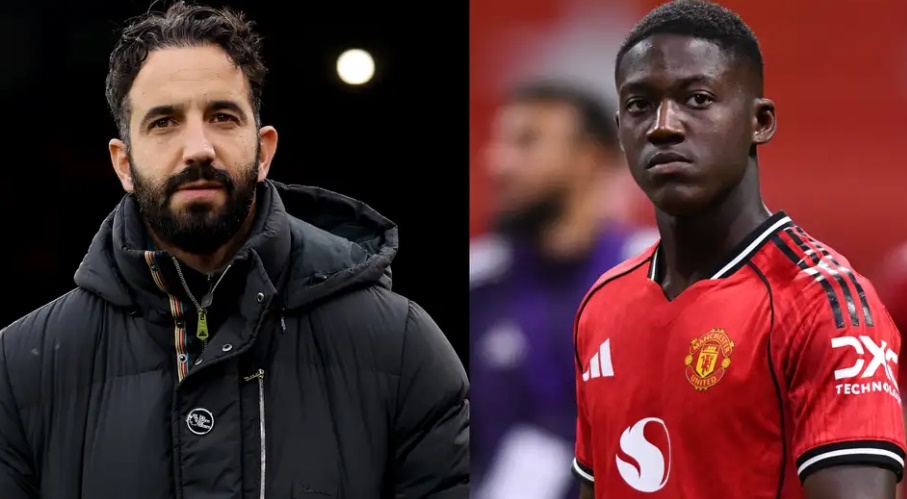 Ảnh bài viết Ruben Amorim thừa nhận mệt mỏi với câu hỏi về Kobbie Mainoo