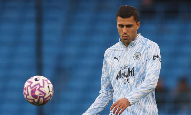 Rodri chưa thể thi đấu vào cuối tuần này.