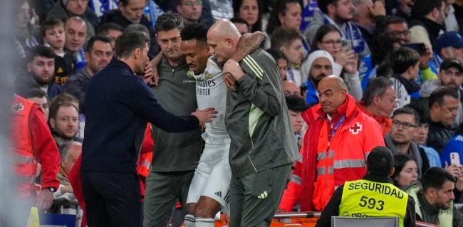 Militao dính chấn thương.