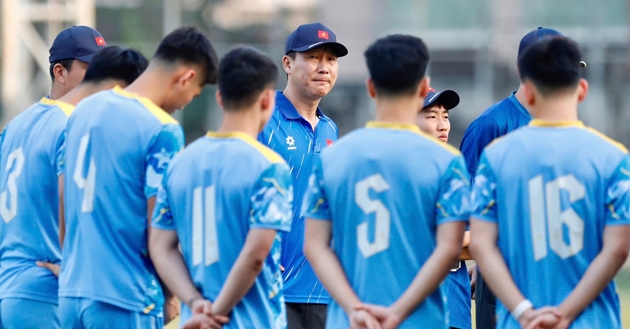 Thầy trò ông Kim Sang-sik sẽ đối mặt với thử thách lớn mang tên U22 Malaysia.