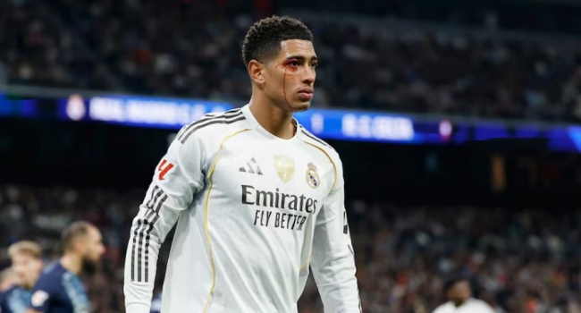 Bellingham đổ máu.