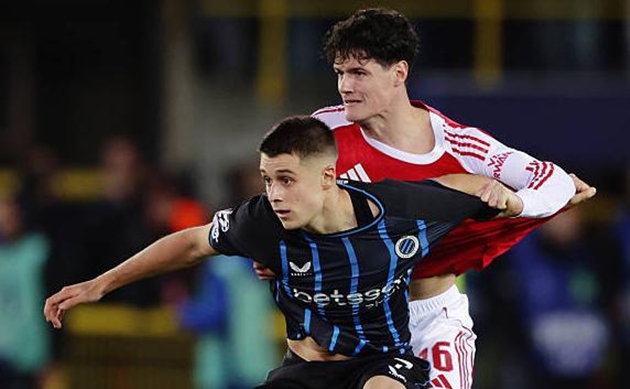 Christian Norgaard gây ấn tượng ở trận đấu với Club Brugge.