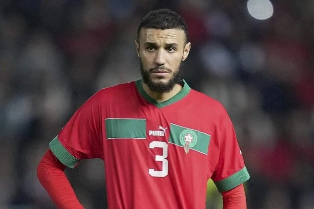 Mazraoui vừa nhận lệnh triệu tập của tuyển Morocco.