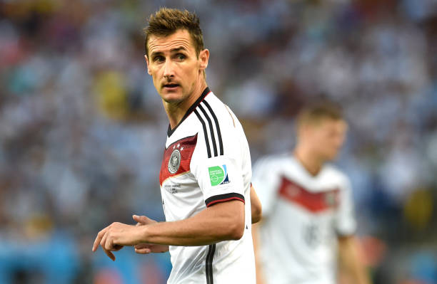Miroslav Klose là cầu thủ ghi nhiều bàn thắng nhất trong lịch sử World Cup.