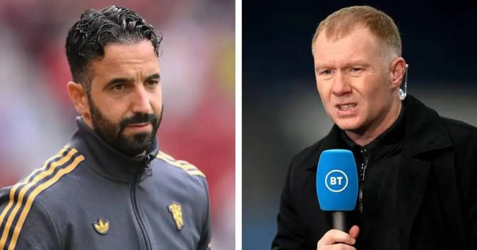 Ảnh bài viết Scholes chỉ trích Amorim vì sơ đồ 3-4-3 cho Manchester United