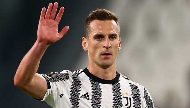 Milik trở lại trong màu áo Juventus.