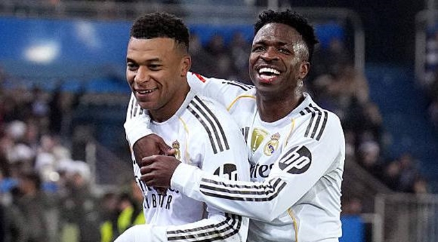 Kylian Mbappe vẫn l&agrave; đầu t&agrave;u của Real Madrid.